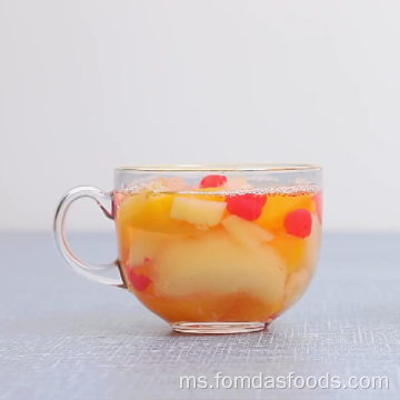 Cawan buah 567g koktel buah kalengan dalam jus